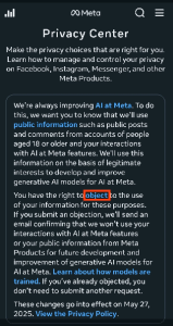 Meta AI Privacy Scandal how to Disable Meta AI data use on Facebook, Instagram, and WhatsApp