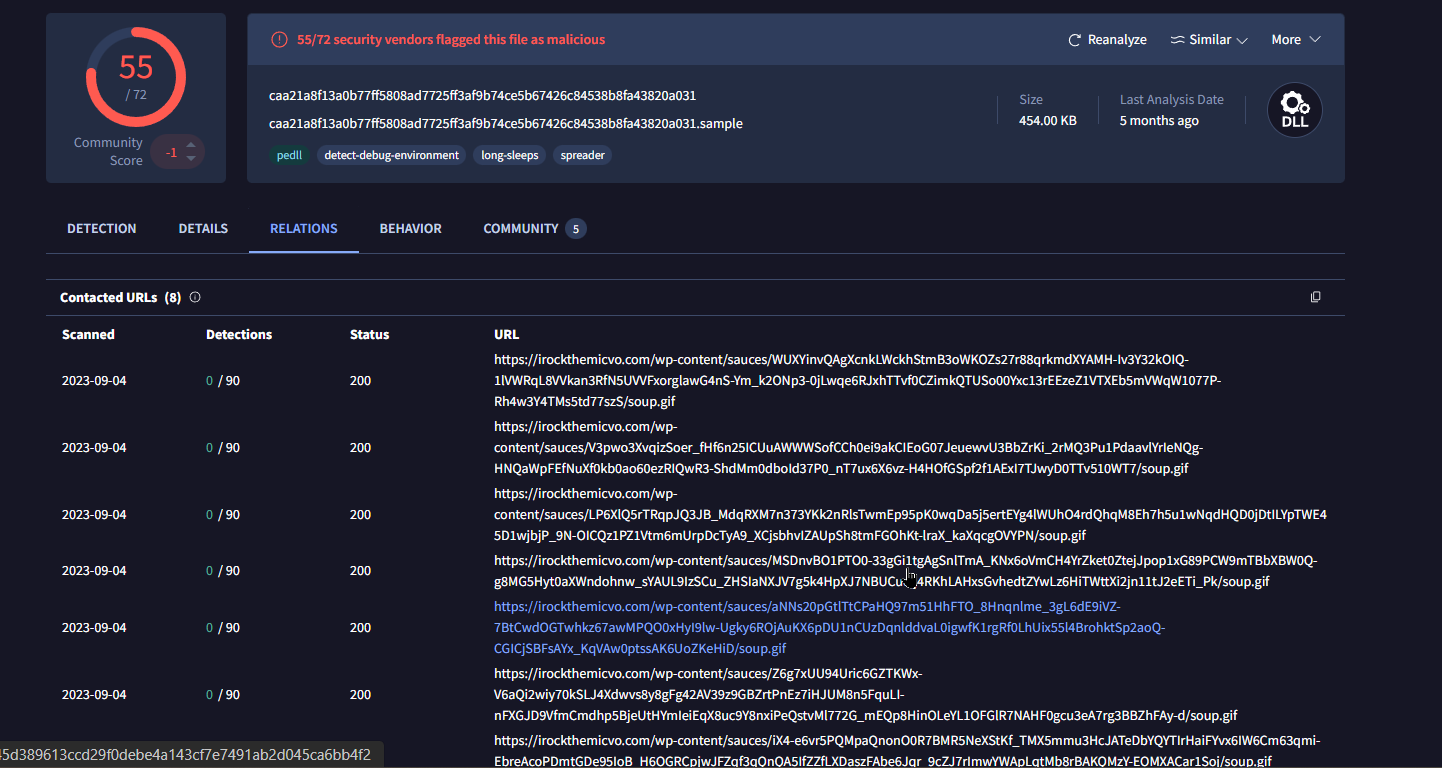 VirusTotal Storm-0501 CAA Relation
